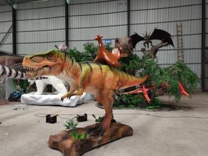 China Dinosaur Theme Robot Dinosaur Model Colorful Dinosaurs Statue for sale on sale