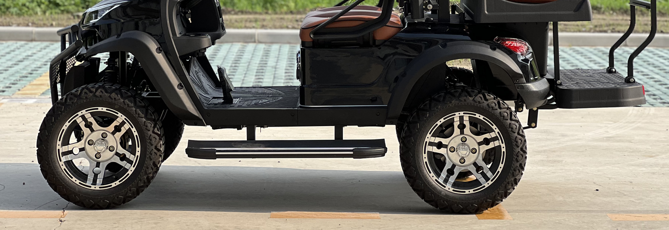 Max Charger Electric Club Car Golf Cart 2 4 6 Seats Hydraulic Shock 14inch Tire Size Charge Time h 7-9h