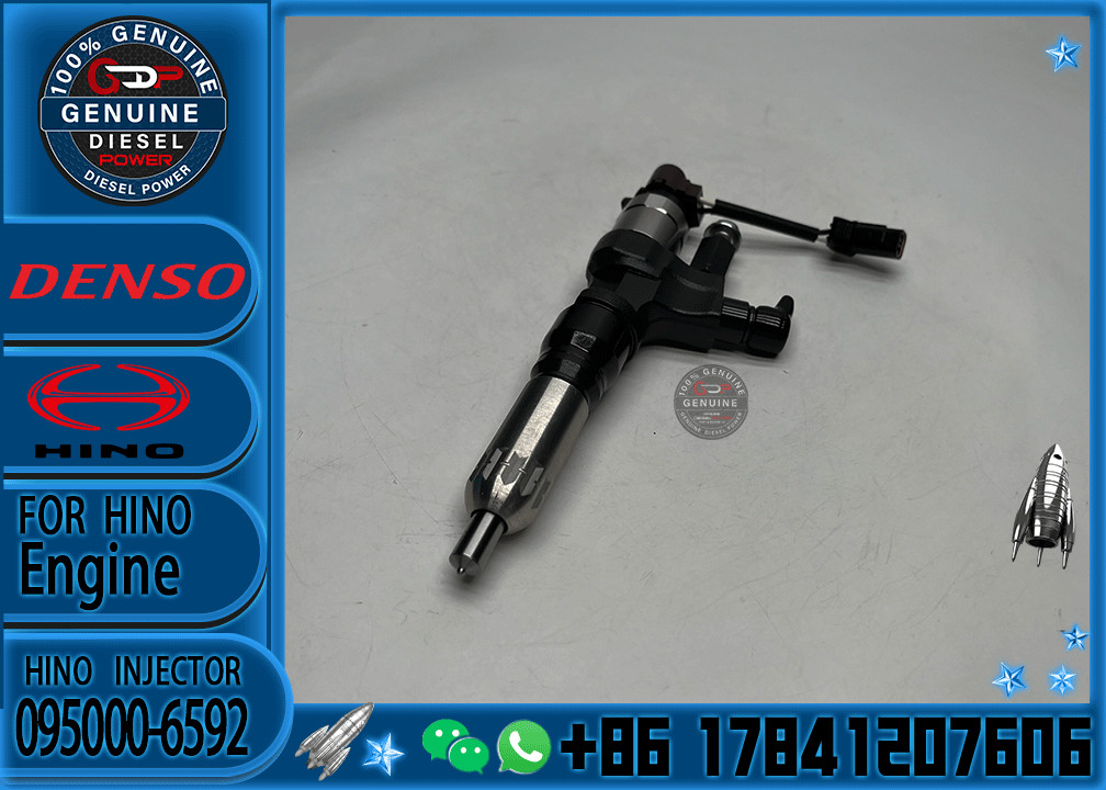 High Quality Common Rail Fuel Injector 095000-6593 095000-6591 095000-6592 For 23670-E0010