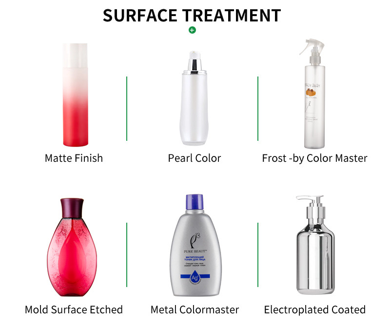 Decorative Plastic Shampoo Bottles With Pump Recyclable Material