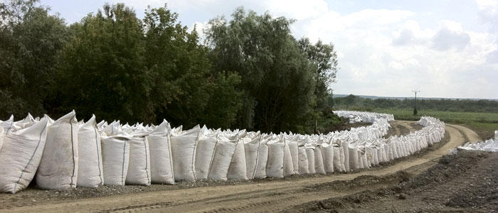 30-30KN/M Needle Punch Nonwoven Geotextile Big Silt Big Or Small Geo Bags For Slope Protection