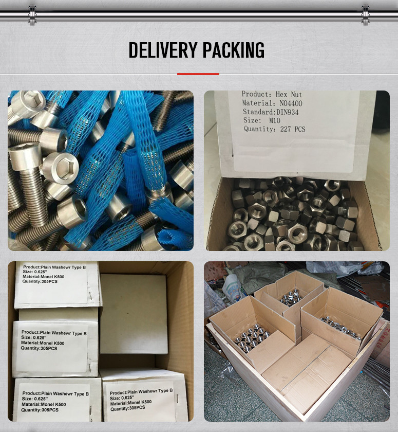 M2 - M64 Nickel Alloy Fasteners UNS N08020 W.Nr.2.4660 Bolt Nut Stud Washer Thread Rod