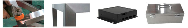 Chrome Powder Coating Custom Sheet Metal Box Ra3.2
