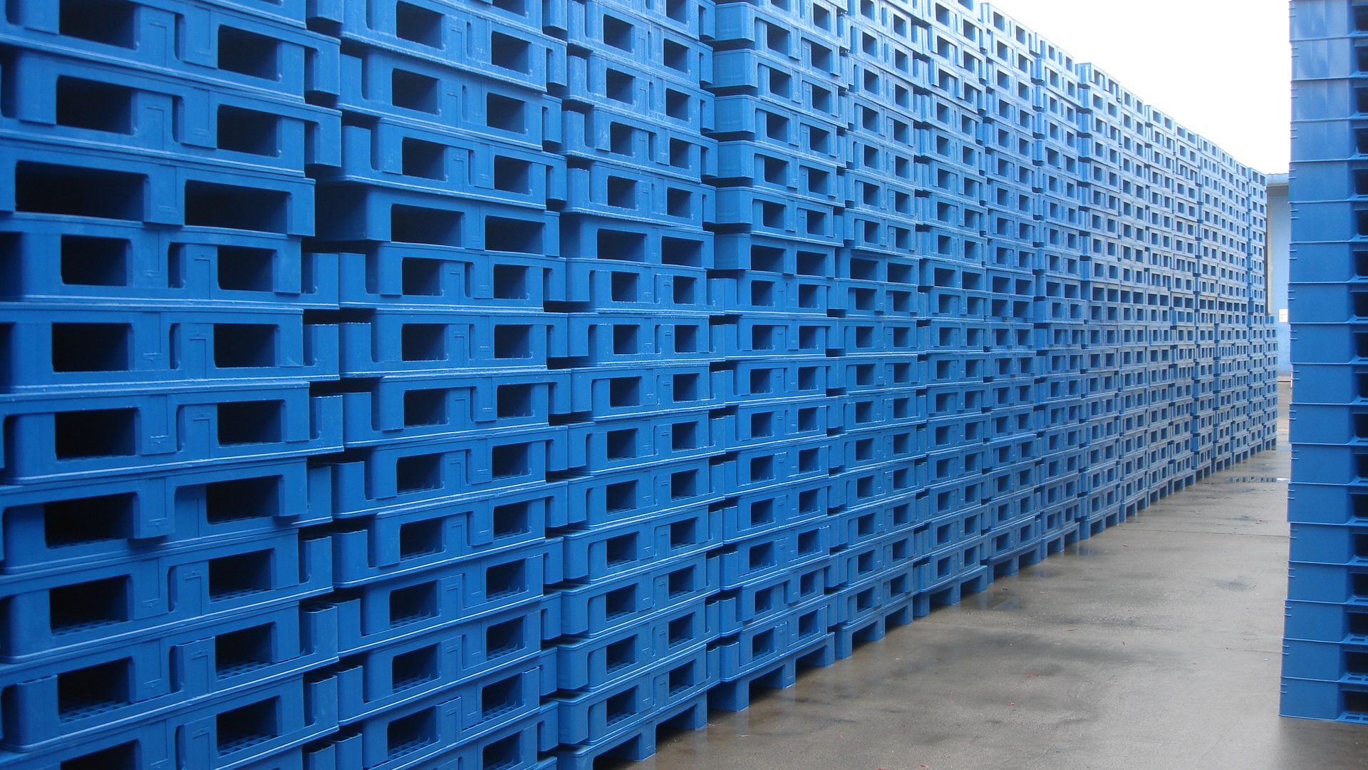 1200x1000 plastic pallet durable euro heavy duty 1 ton plastic pallet for sale