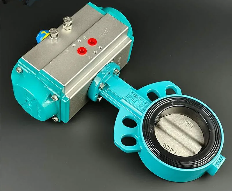 Customize Ductile Iron Pneumatic Actuator Butterfly Valve with Complete Certificate