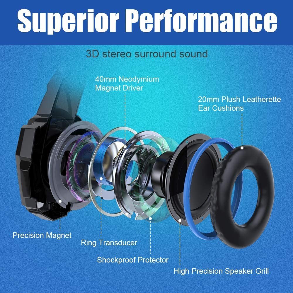 G9000 100mA 117dB Noise Cancelling Gaming Headphones