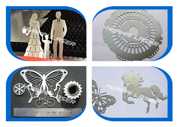 500W Fiber Laser Cutting Machine For Metal Tube / Plate Good Precision