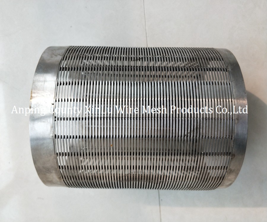 Stainless Steel 2205 Wedge Wire Screen Tube with 219mm Johnson Water Well Screen Pipe