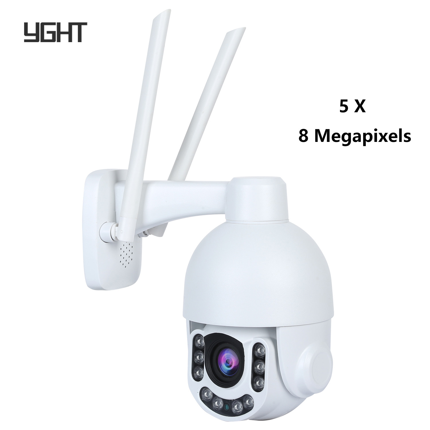 5X Zoom outdoor IP PTZ Wifi Camera 8.0MP NOVA SONY415 Metal Housing 60M IR Distance