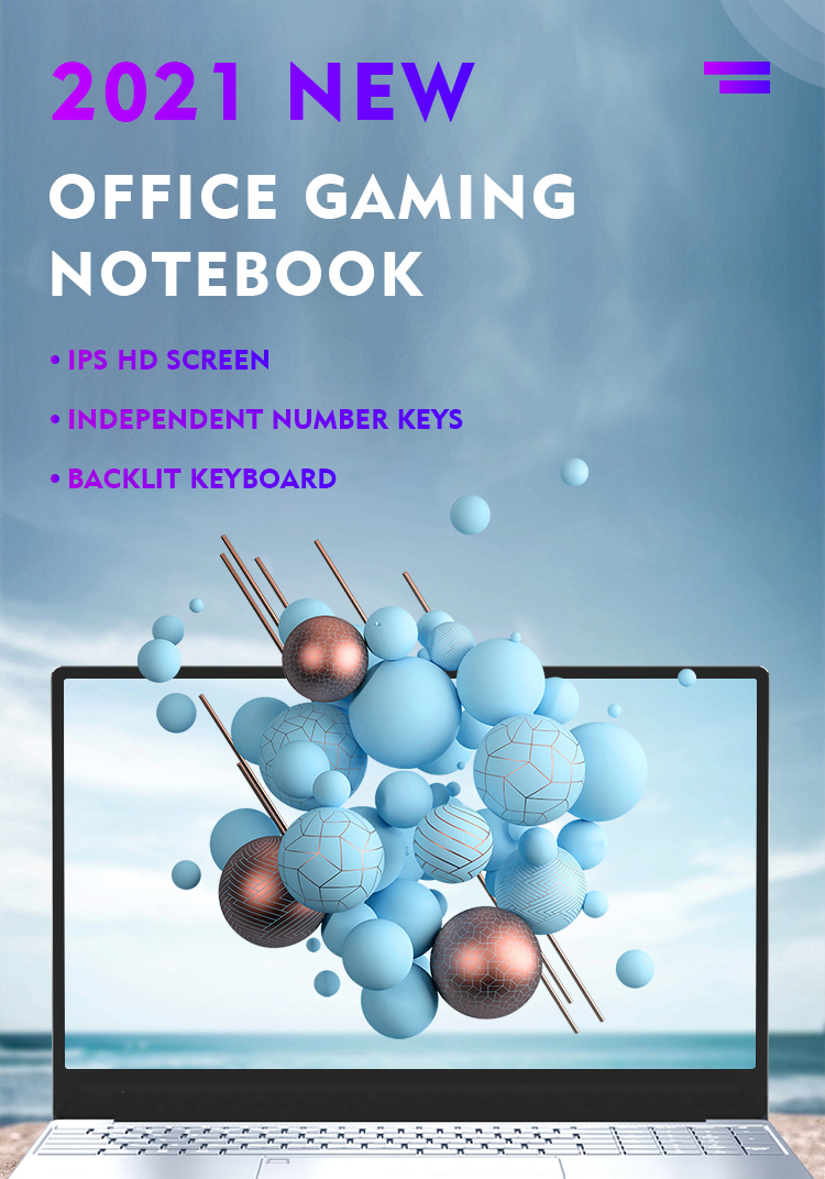 15.6 Inch Intel Notebook Computer with Camera and Product Size 400mm*270mm*100mm