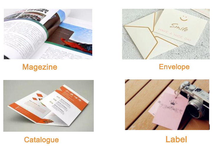 FSC Approved 180GSM 200GSM White Glossy Two Side Coated Paper For Brochure 