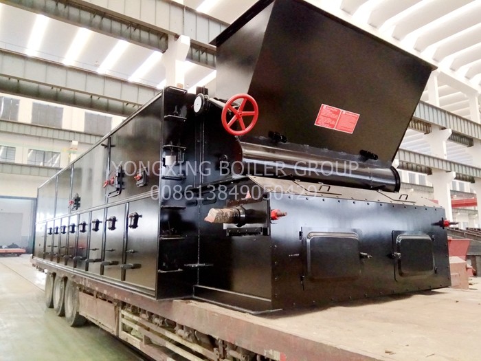 10t/H Travelling Grate Furnace Biomass Wood Pellet Boiler Easily Operation For Food Mill