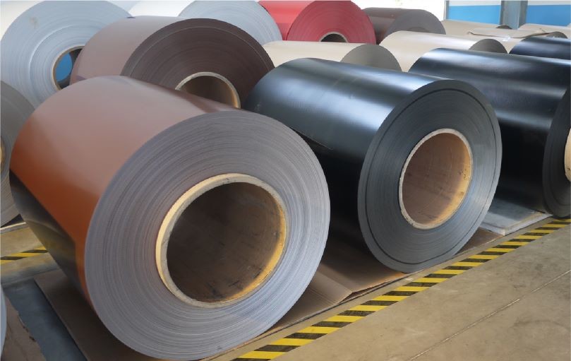 Gutters And Downpipes Application RAL2004 Orange Color Coated Aluminum Coil PE RMP