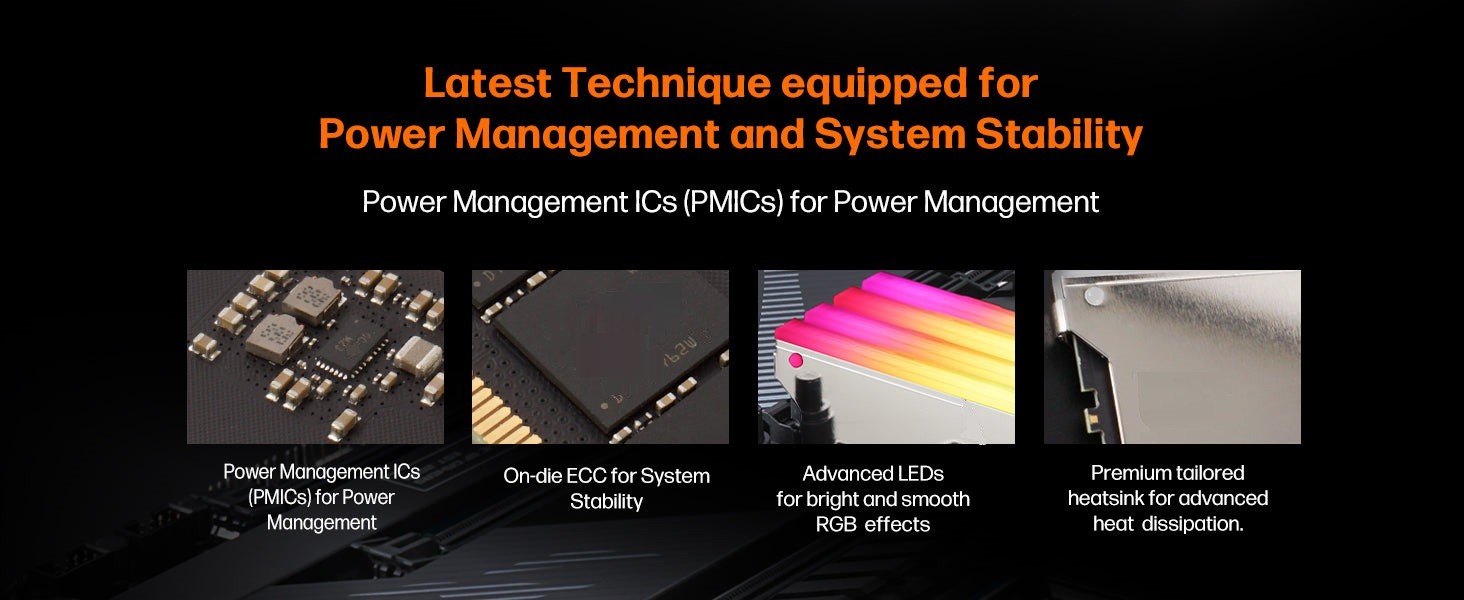 RGB DDR4 Memory Module High Stability 16GB RAM DDR4 3200MHz Ecc Support