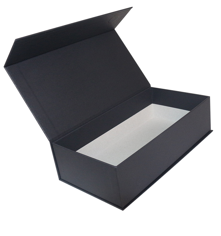 Eco Friendly Recycled Gift Packaging Black Brown Kraft Paper Jewelry Boxes