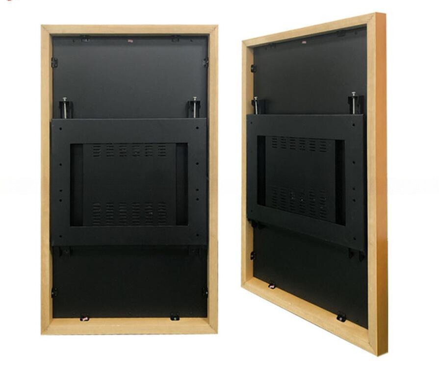 Home/Hall/Hotel Decoration NFT Digital art Frame Advertising Player Video WIFI Android LCD Screen 4K display with wooden frame