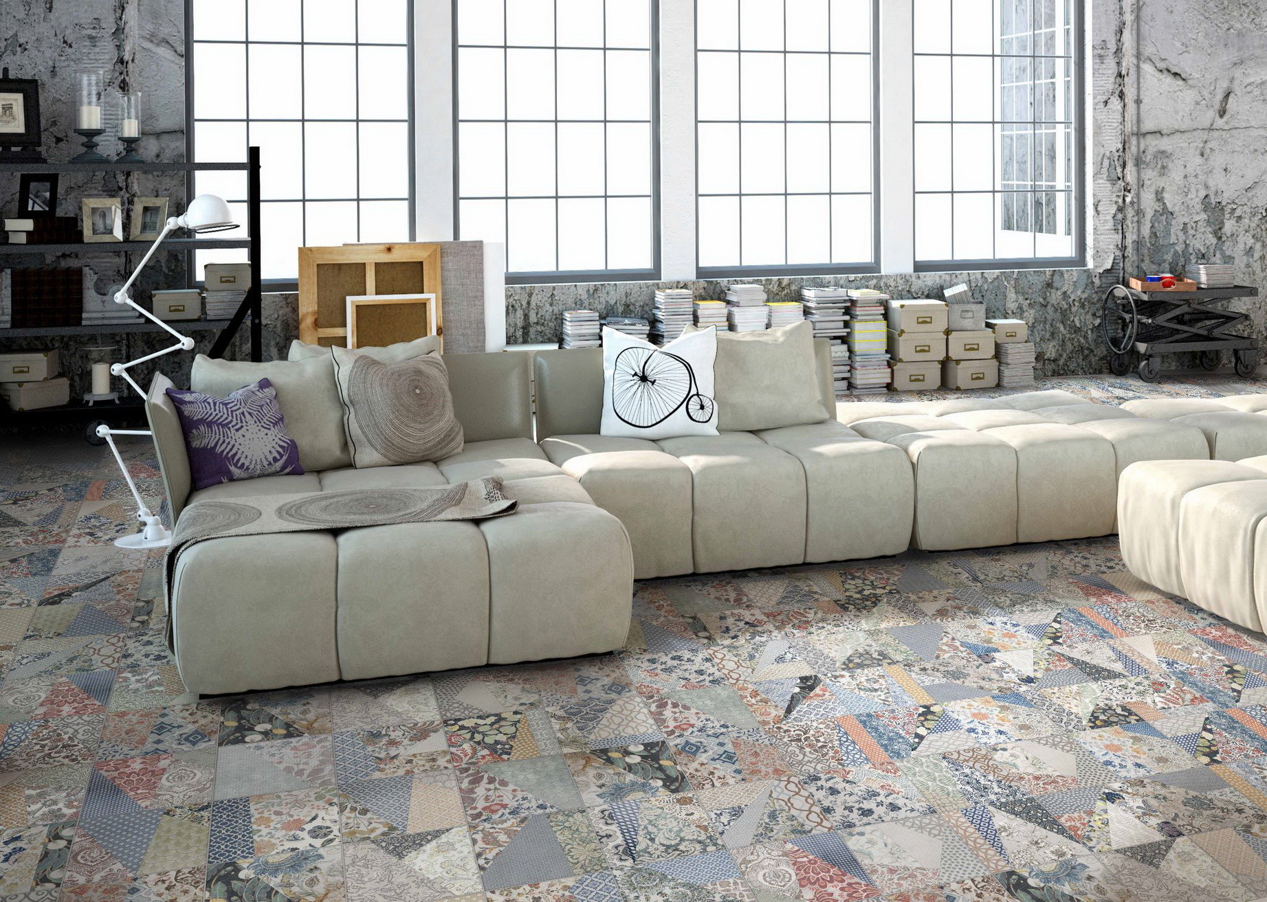 Wear-Resistant 250x250mm Wall Tile For Kitchen And Ceramic Rustic Tiles For Living Room