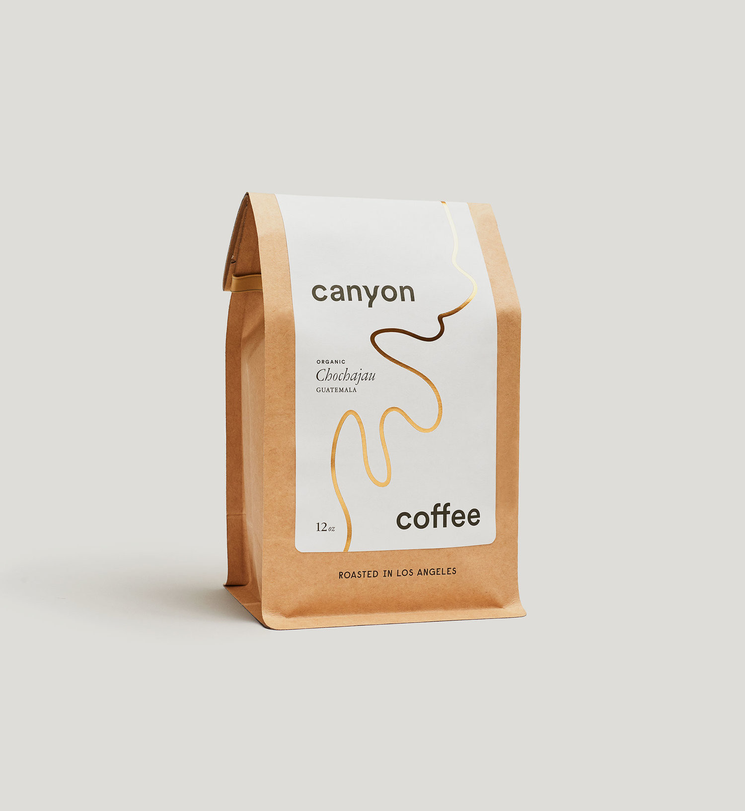 150microns Flat Bottom Coffee Pouch With Hot Stamping 340g