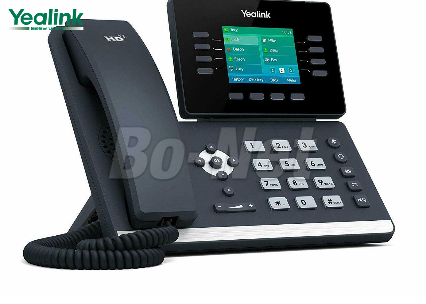2.8 Inch Color Screen Cisco Ip Telephone System SIP-T52S Yealink T5 Series PoE Support