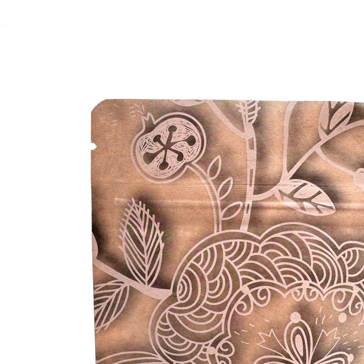 Zipper Top Kraft Custom Compostable Packaging Heat Seal Bags Stand Up Biodegradable Pouches For Packing Dry Food Snacks