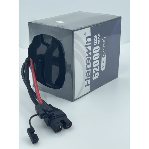 10C 62000mah Drone Lithium Battery 51.8V 14S Lithium Polymer Battery