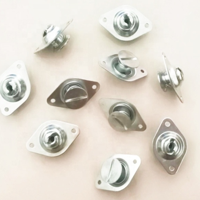 Custom-made Universal Steel Self-Ejecting Fastener 7/16" Silver by Dzus Fasteners for Sprint Cars and Midgets