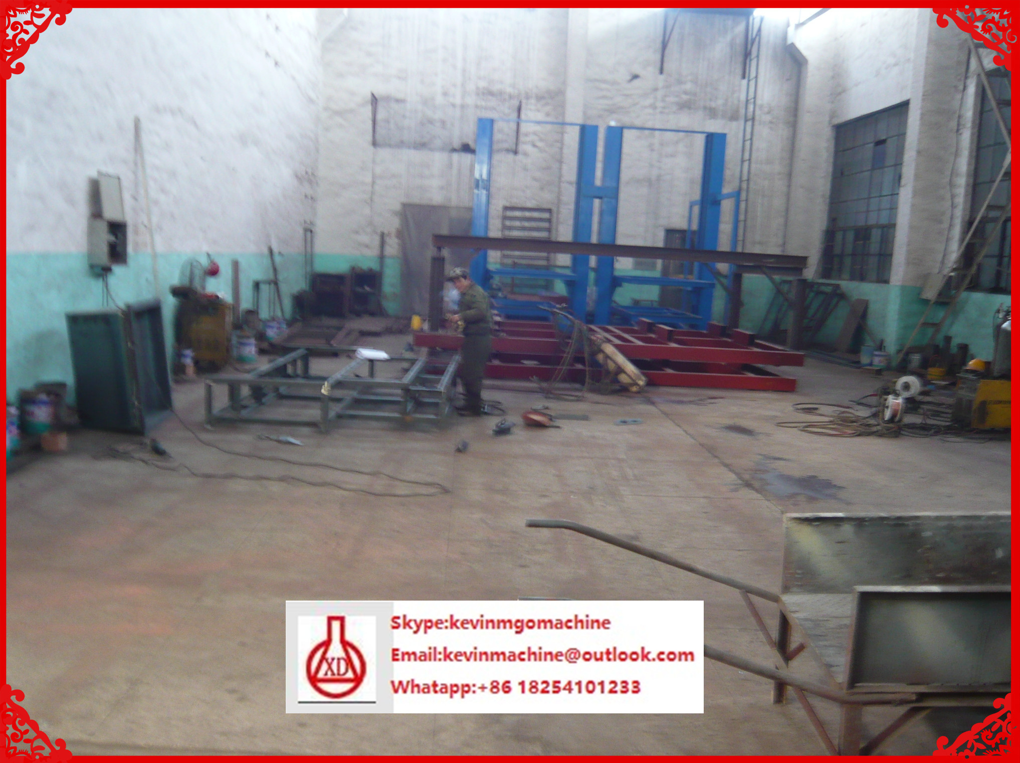 CE Full Automatic Sandwich Partition Wall Panel Making Machine for Construction Material