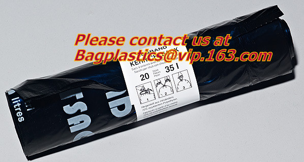 Bin Liner Bin Bags Liner Bags Sacks Green Sacks Eco Sacks Drawstring Sacks Drawtape Sacks Garbage Bags, BAGEASE, PACKAGE