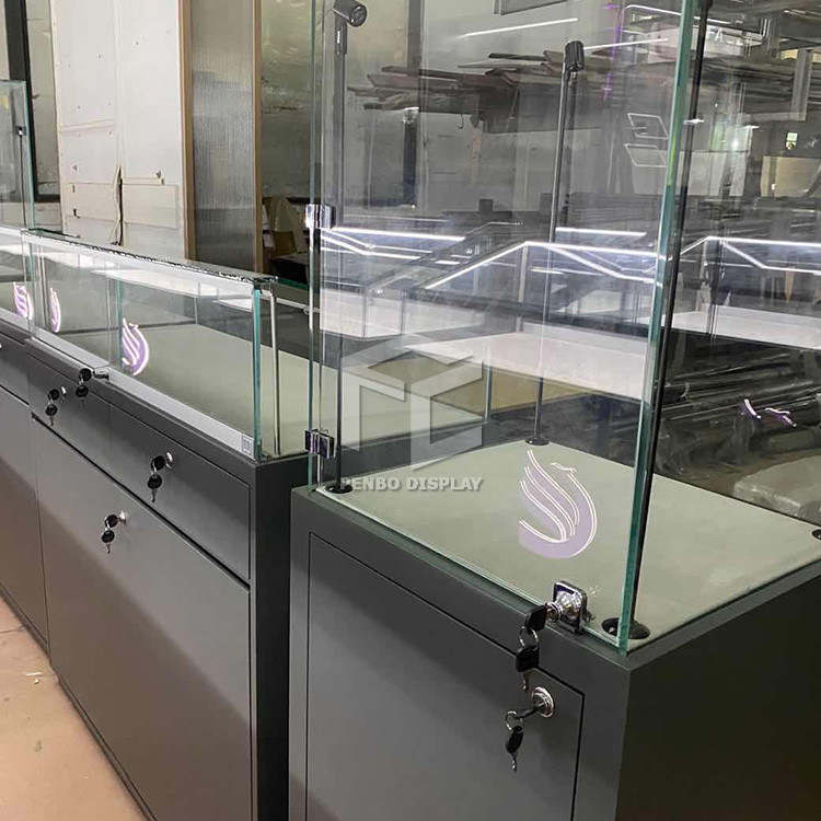 ODM Museum Display Showcase 20mm Thick MDF Museum Display Cabinet