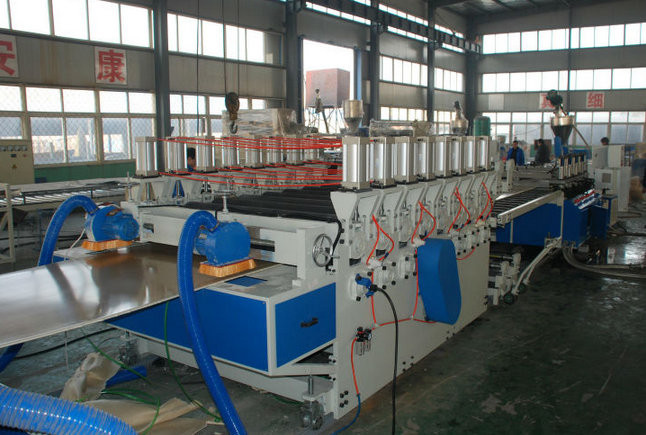 Double Screw Wood Plastic Composite Extrusion Line , Wood Plastic Composite Machinery