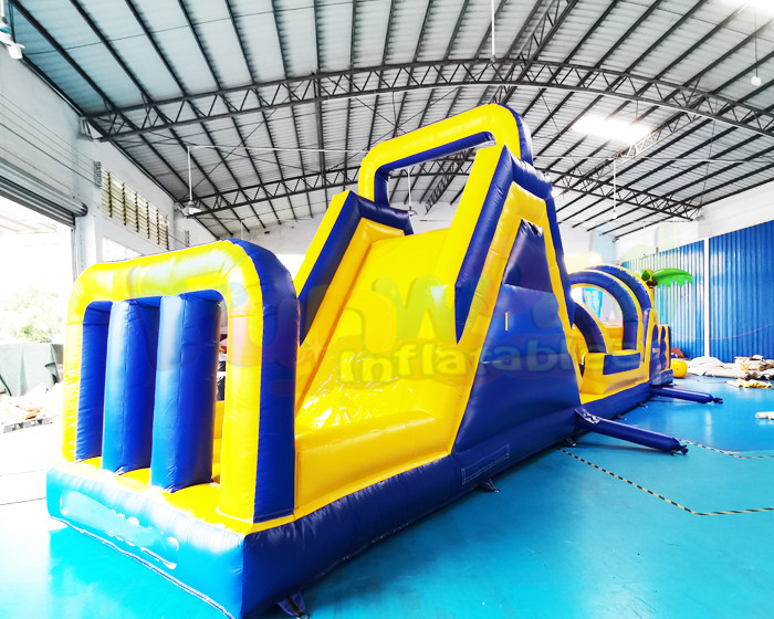 13.2X4.7X3M Inflatables Obstacle Course Kids Jumping Castle Bounce House
