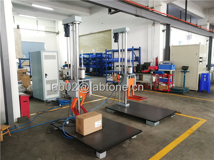 Handheld Control Handle Drop height 1.5M CE Marked Lab Drop Tester Meets ISTA Standard