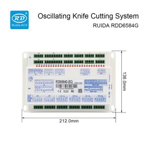 Ruida Eight Axis Oscillating Knife Cutting Controller RDD6584G Cutting Tool