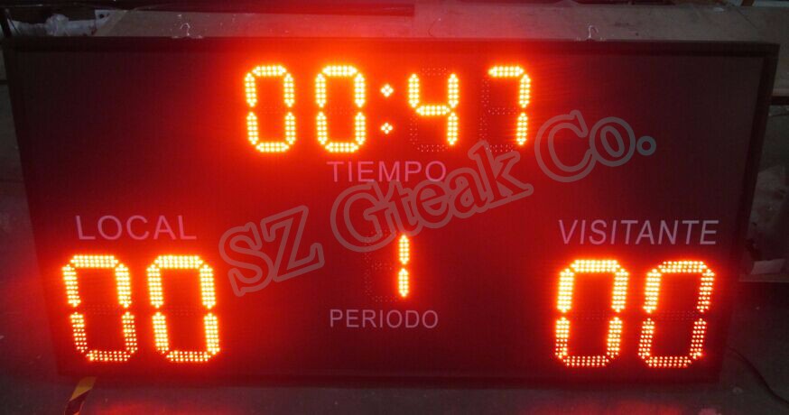 large 7 segment electronic digital billiard scoreboard display