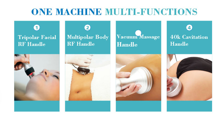 Professional treatment 40K cavitation 5 in 1 home use portable slimming machine