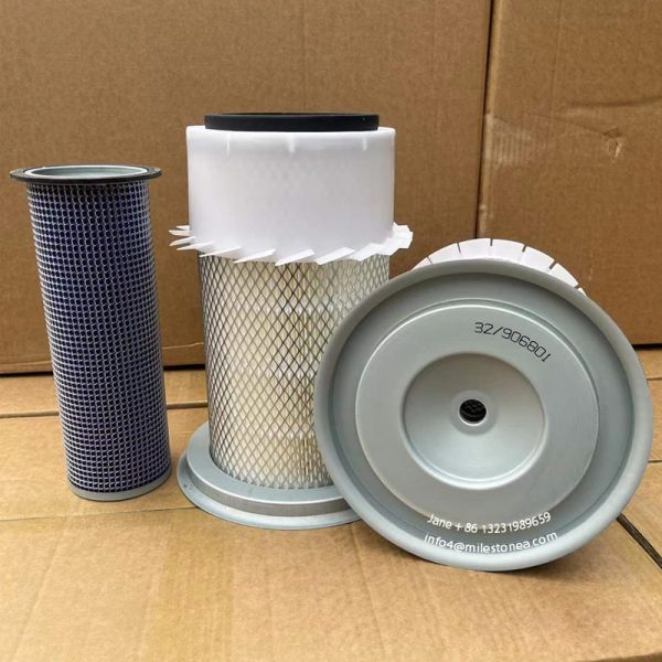 Excavator parts Air filter set 32906801 32906802 32/906801 32/906802 for 214 Loader Parts