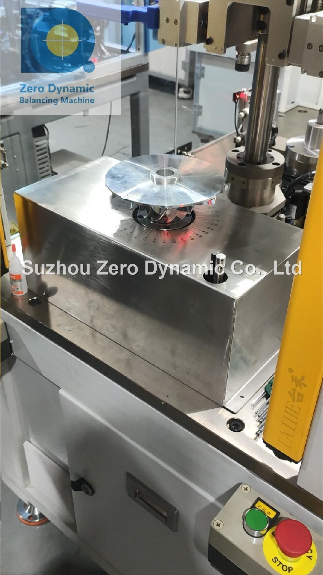 High Speed Compressor Impeller Automatic Balancing Machine Two Station Turbocharger Impeller Milling Correction Balancer