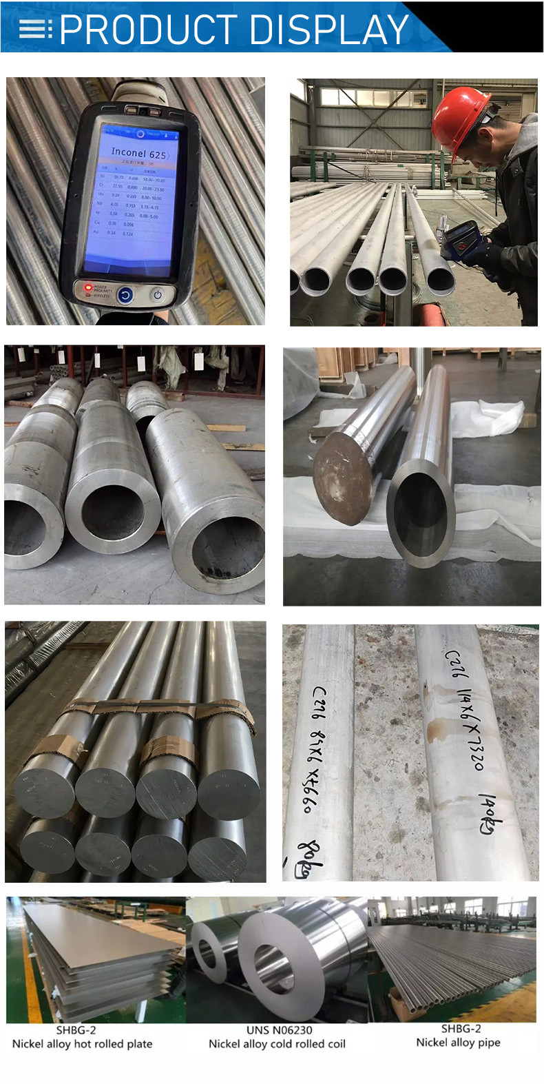 Inconel 600 X-750 718 825 Ni201 Nickel Alloy Tube With Surface Finished
