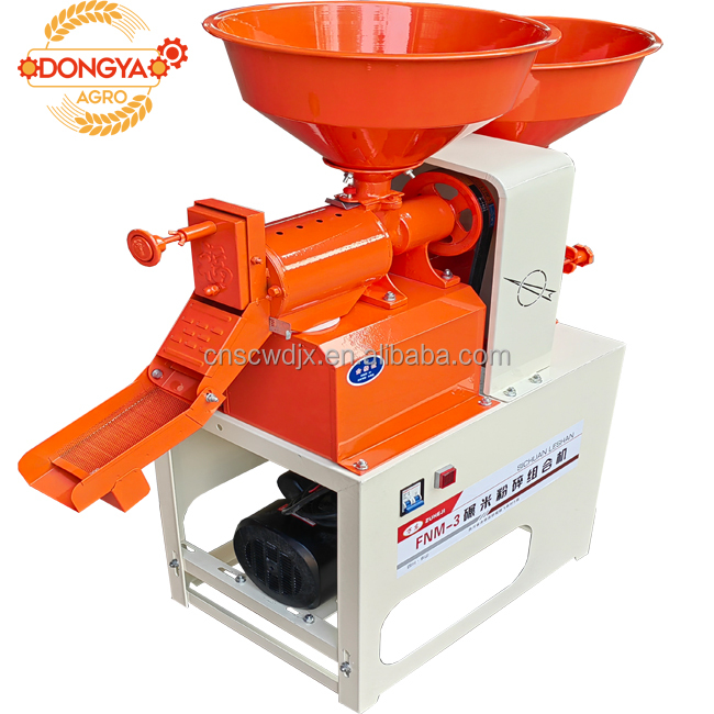 DONGYA AGRO Fine Bran 6N40-9FC21 Combined Rice Mill Machine