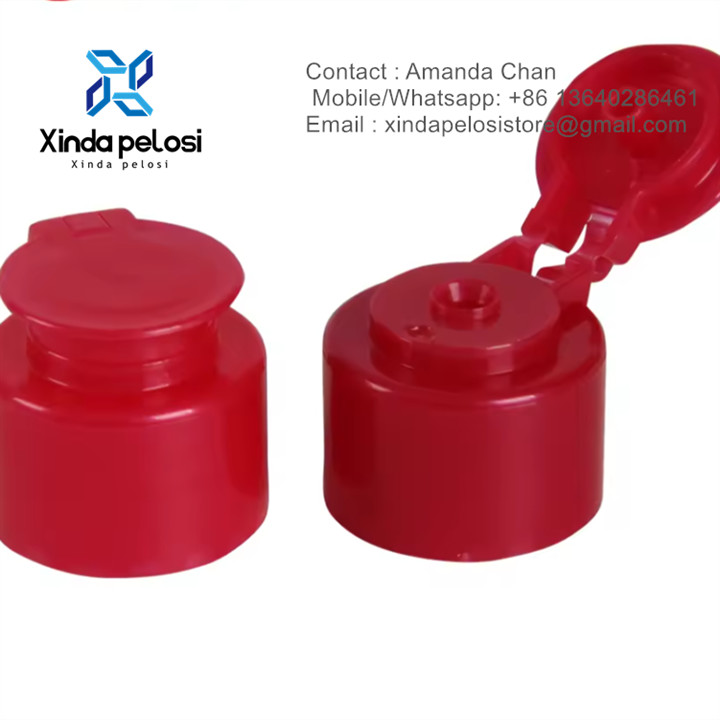 Custom Sport Drink Water Bottle Cap Cosmetic Bottle Plastic Flip Lid
