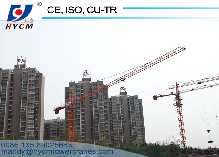 1.0ton Tip Load TC5610 Construction Building Equipment 6ton Cabin Control Self Erecting Topkit Tower Crane