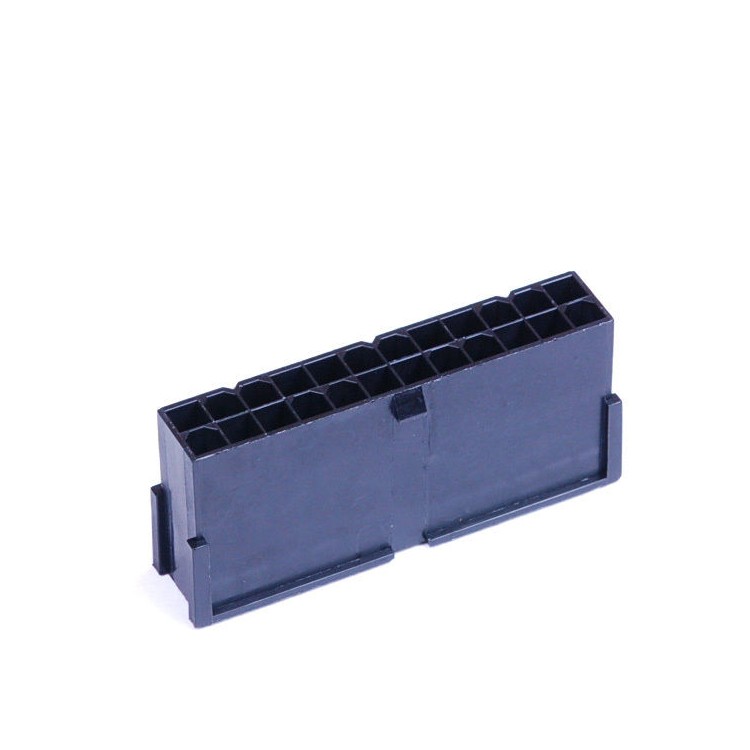 24Pin Connector ATX Power Cable Connector Black