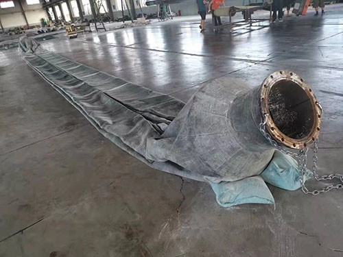 Customized Large Inflatable Nozzle Marine AirBag For Boat Lift