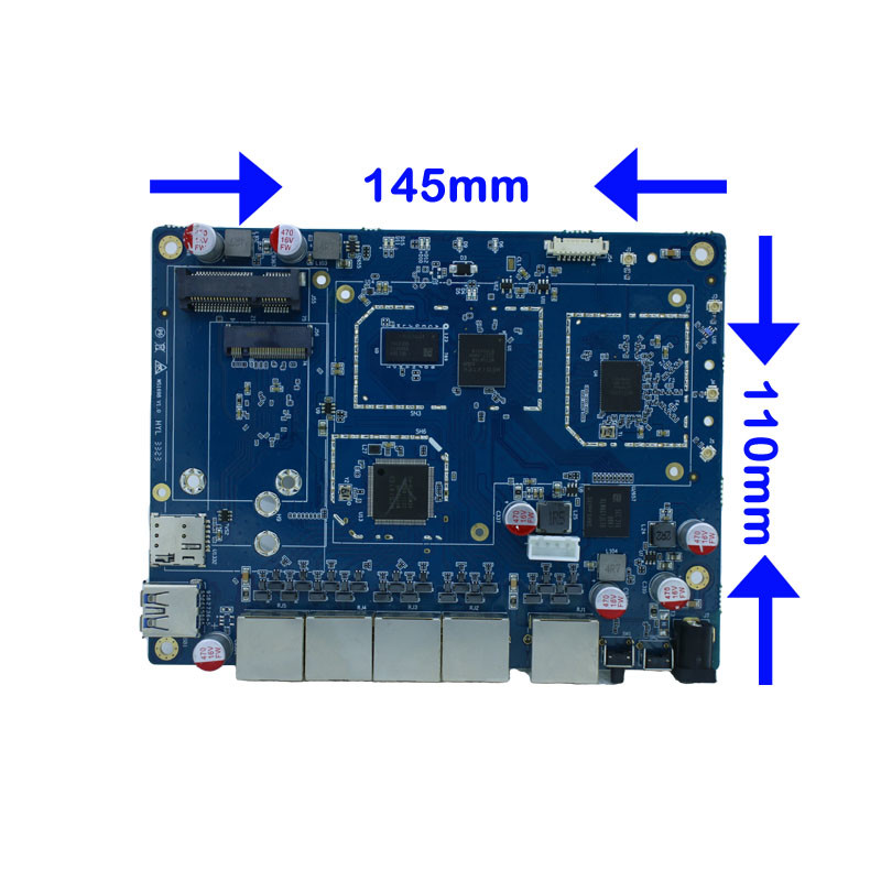 3000Mbps 5g Wifi6 Router PCBA Chipset MT7981B Dual Band 5G LTE Router PCBA