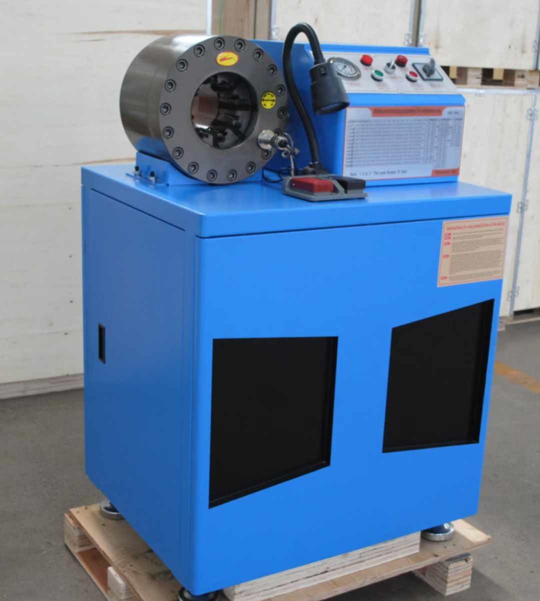 High Efficiency 500 Pieces Per Hour For Big Capacity Portable Hose Crimping Machine Hydraulic Hose Crimper