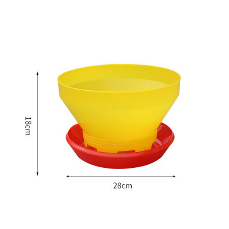 Poultry Houses Plastic 28x18cm Broiler Chicken Feeder
