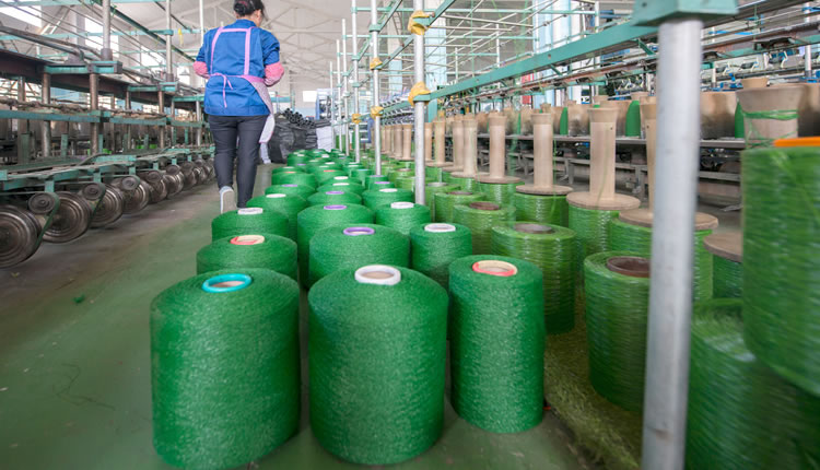 40mm Artificial Grass Yarn / Decorative Gloss 40mm Artificial Grass Yarn