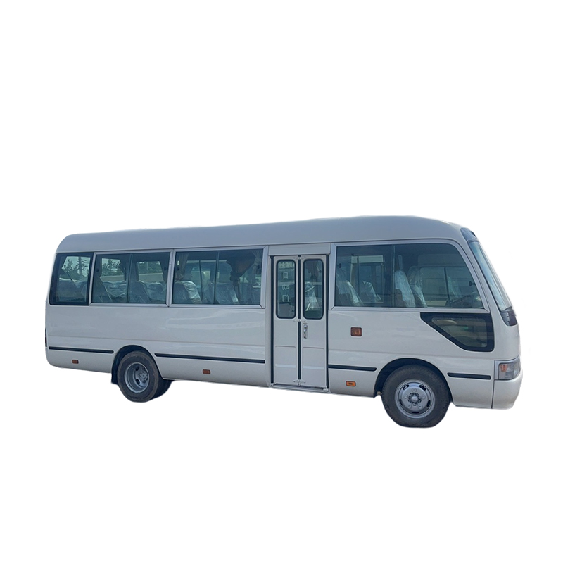 Used Toyota Coaster Bus with 30 Seats and EURO 3 Emission Standard in Good Condition