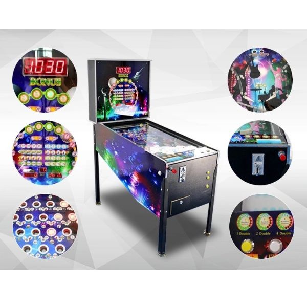 132 ( L ) x 81 ( W ) x 189 ( H ) cm Pinball Game Machine 120KG Weight For Children