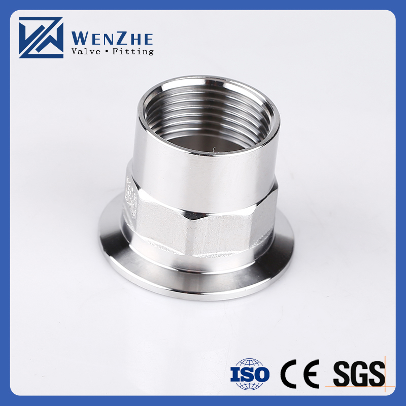 Forged Sanitary Stainless Steel Male Thread Pipe Fitting Tri Clamp Adapter for Dairy